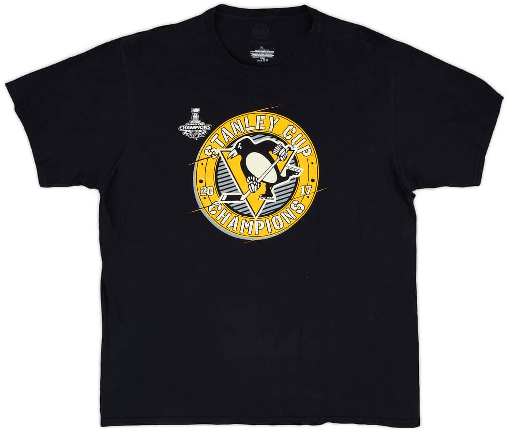 2017 Pittsburgh Penguins Stanley Cup Champions Fanatics Tee - 9/10 - (XL)