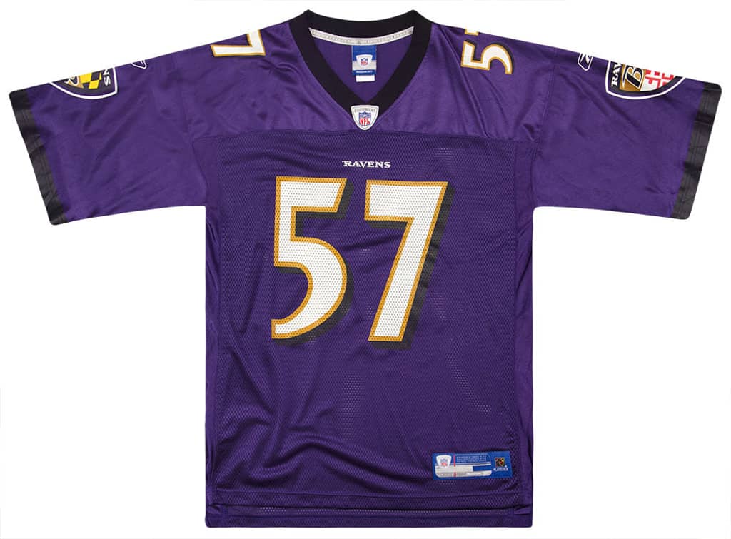 2005-06 Baltimore Ravens Scott #57 Reebok On Field Jersey (Home) L