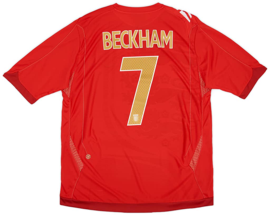 2006-08 England Away Shirt Beckham #7 (XL)