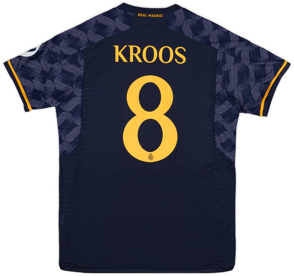 2023-24 Real Madrid Authentic Away Shirt Kroos #8 (L)
