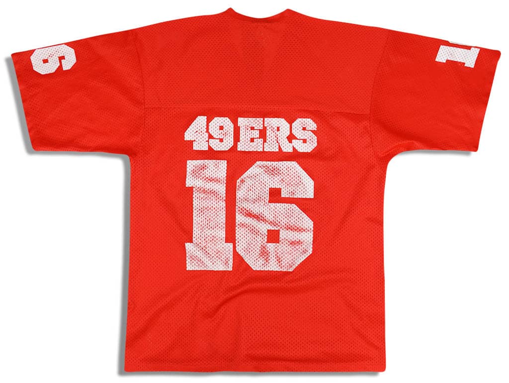 1990s San Francisco 49ers #16 NFL Training Jersey L