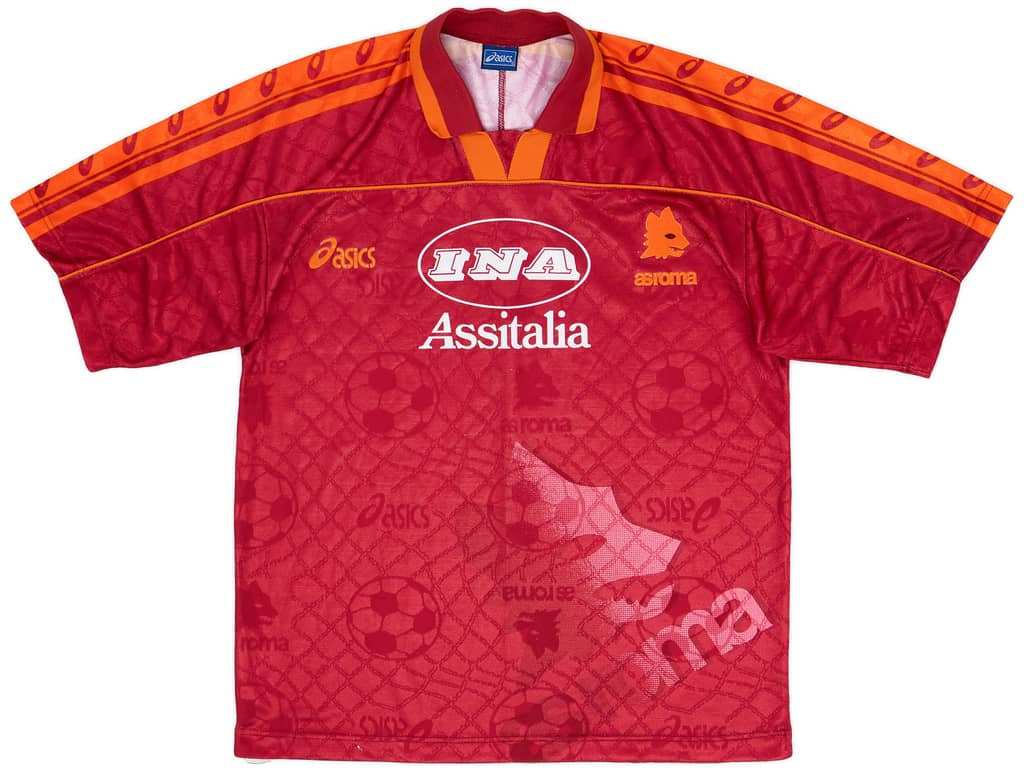 1995-96 Roma Home Shirt - 8/10 - (M)