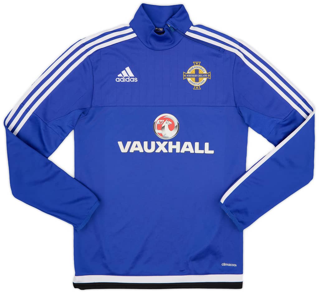 2016-17 Northern Ireland adidas 1/4 Zip Training Top - 8/10 - (XS)
