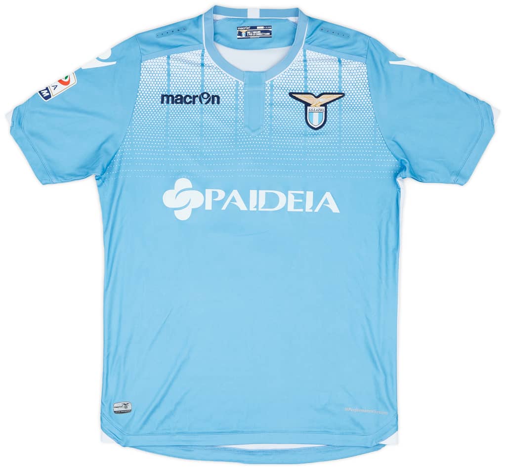 2015-16 Lazio Match Issue Home Shirt Braafheid #5