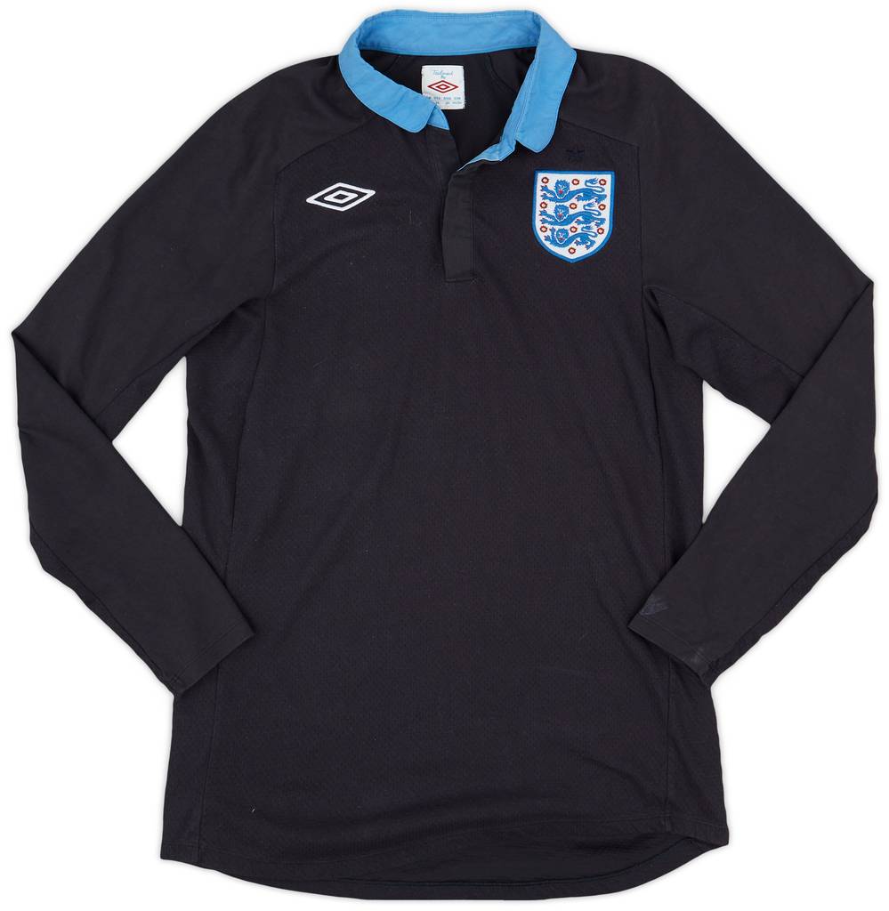 2011-12 England Away L/S Shirt - 8/10 - (M)