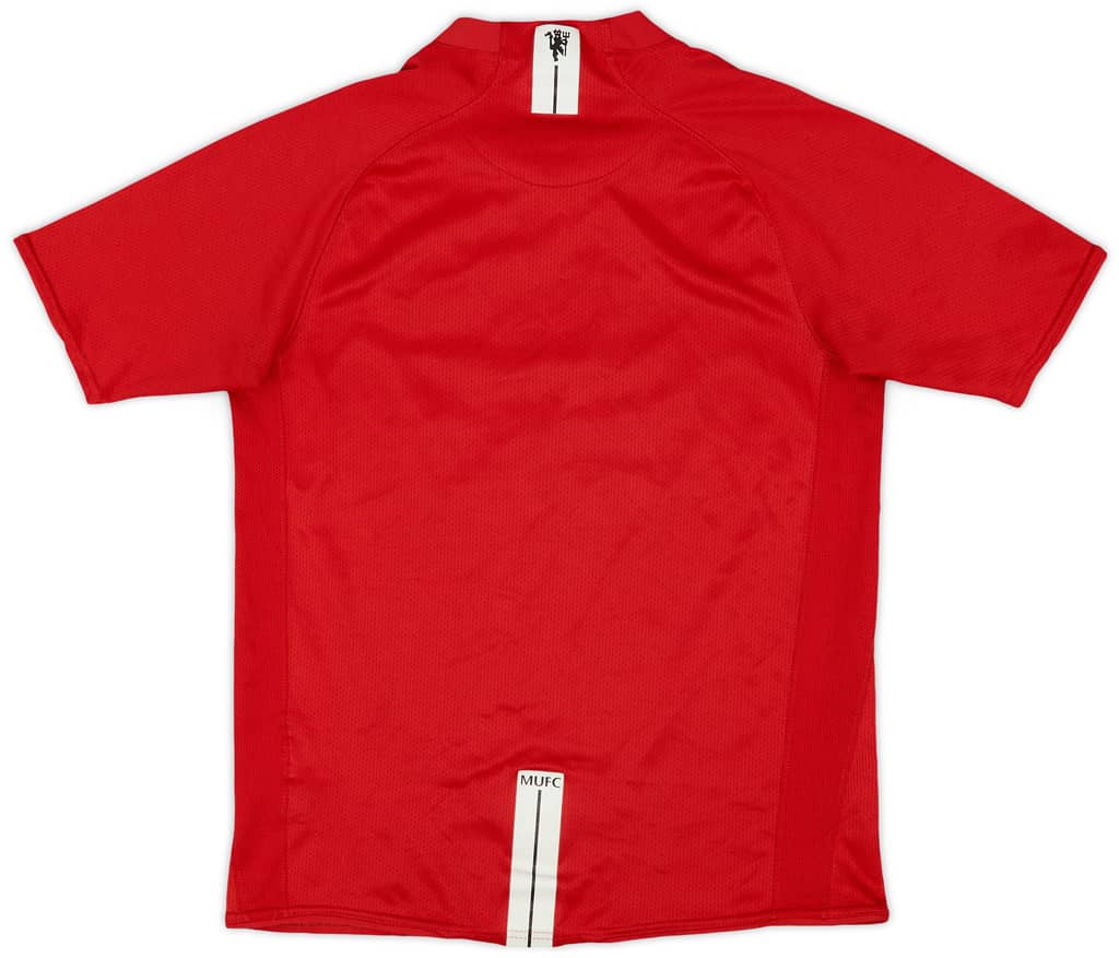 2007-09 Manchester United Home Shirt - 8/10 - (XL.Boys)