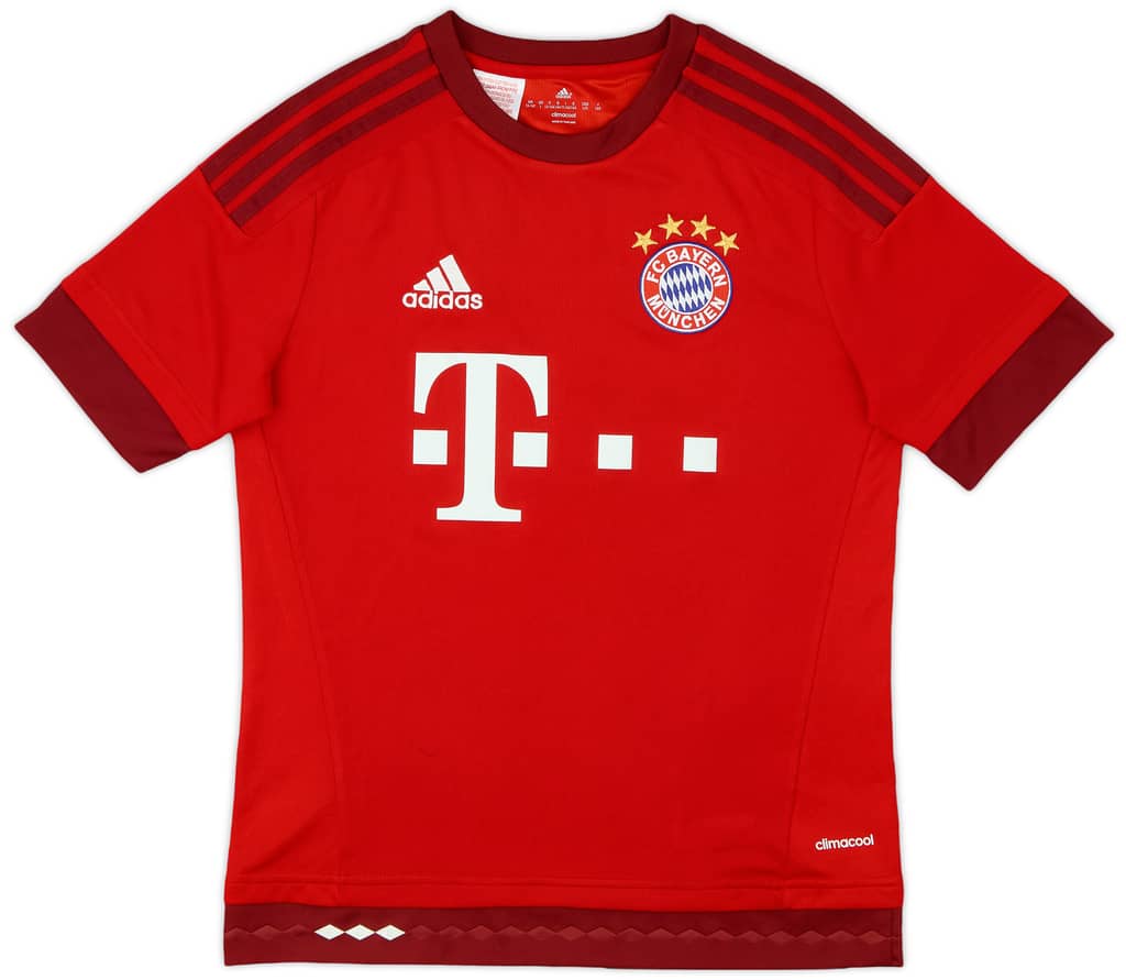 2015-16 Bayern Munich Home Shirt - 8/10 - (L.Boys)