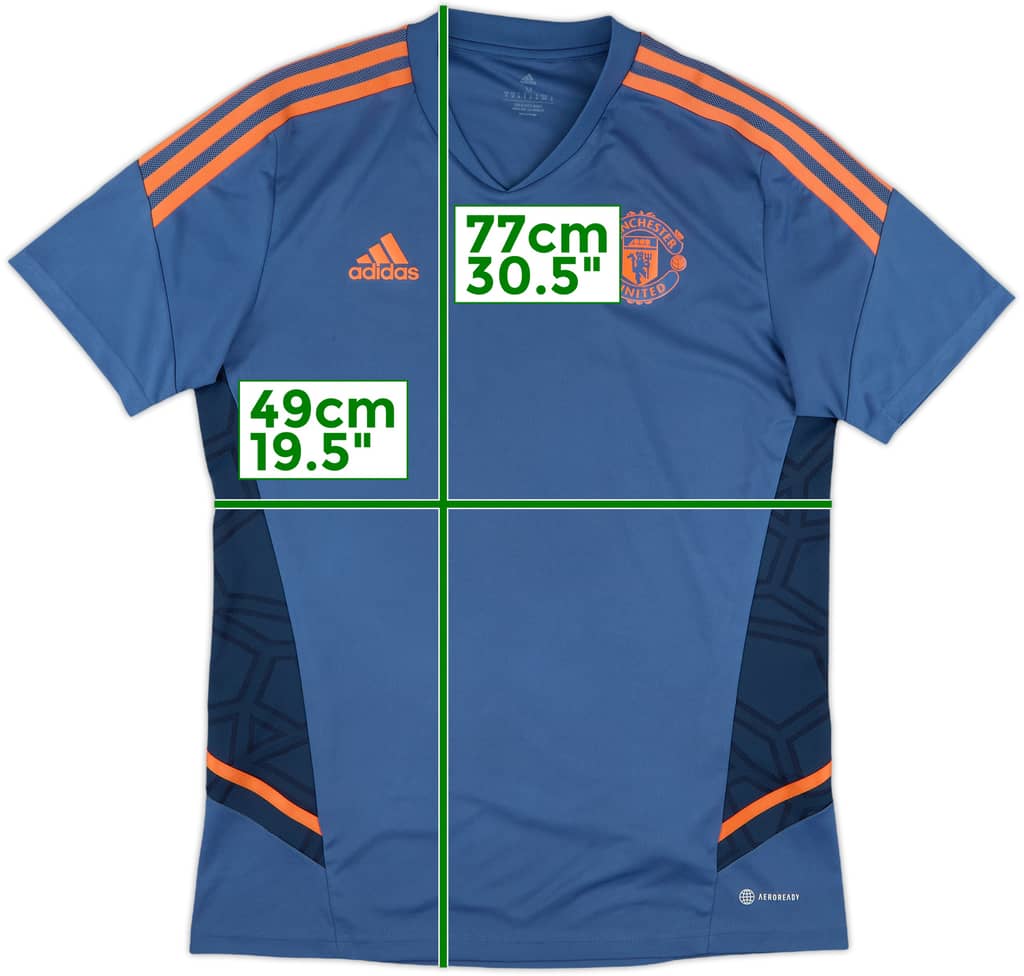 2022-23 Manchester United adidas Training Shirt - 8/10 - (M)