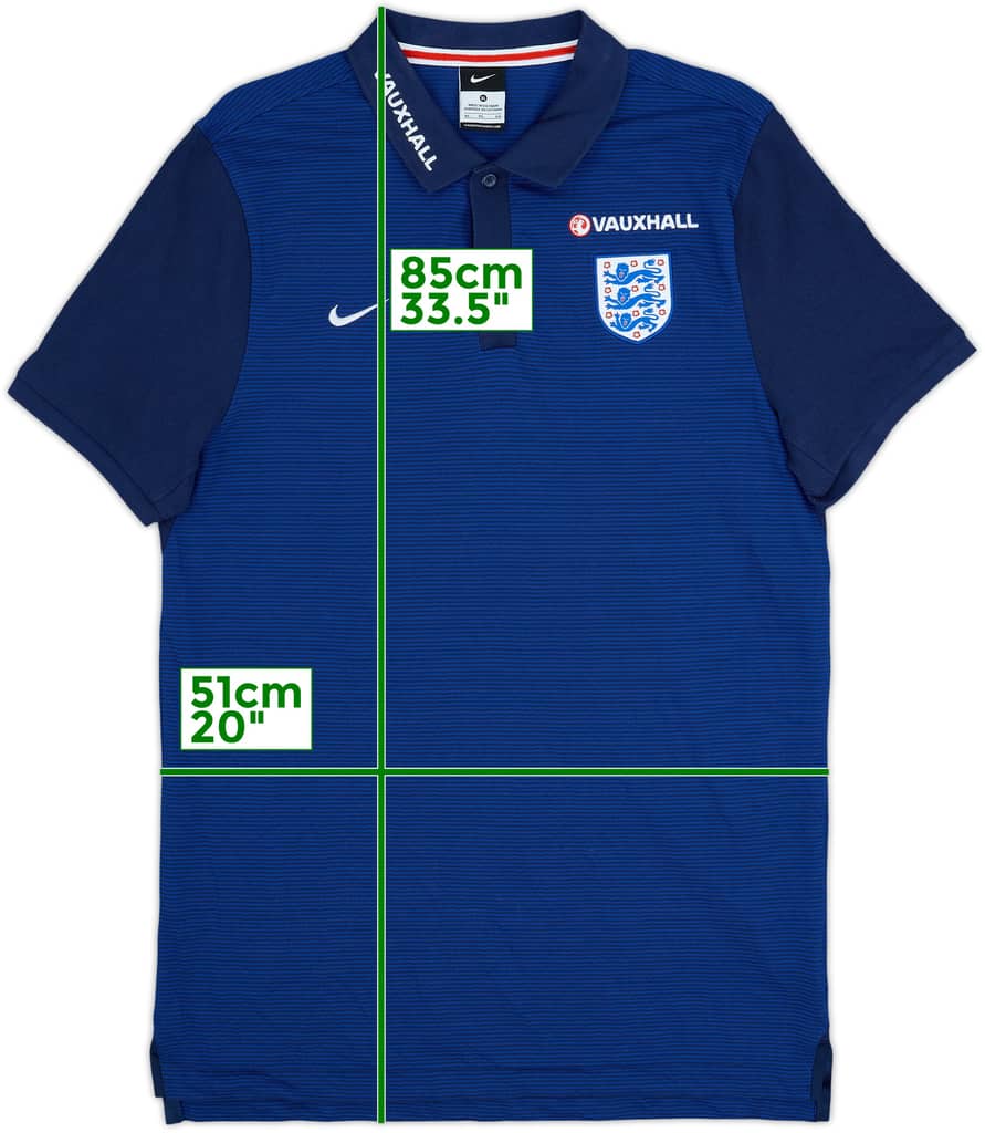 2016-17 England Nike Polo Shirt - 9/10 - (XL)