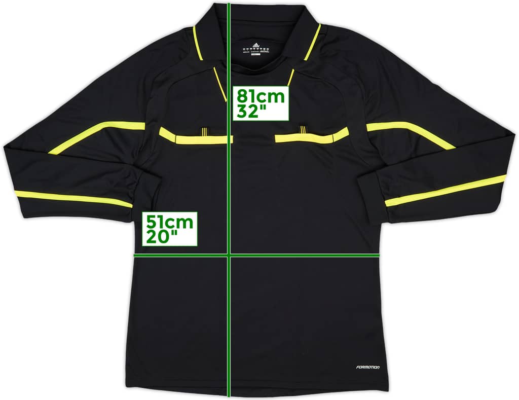 2010-11 adidas Template Referee L/S Shirt - 10/10 - (L)