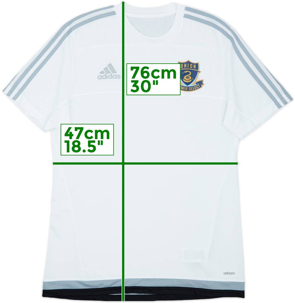 2015 Philadelphia Union adidas Summer Select Training Shirt - 7/10 - (M)
