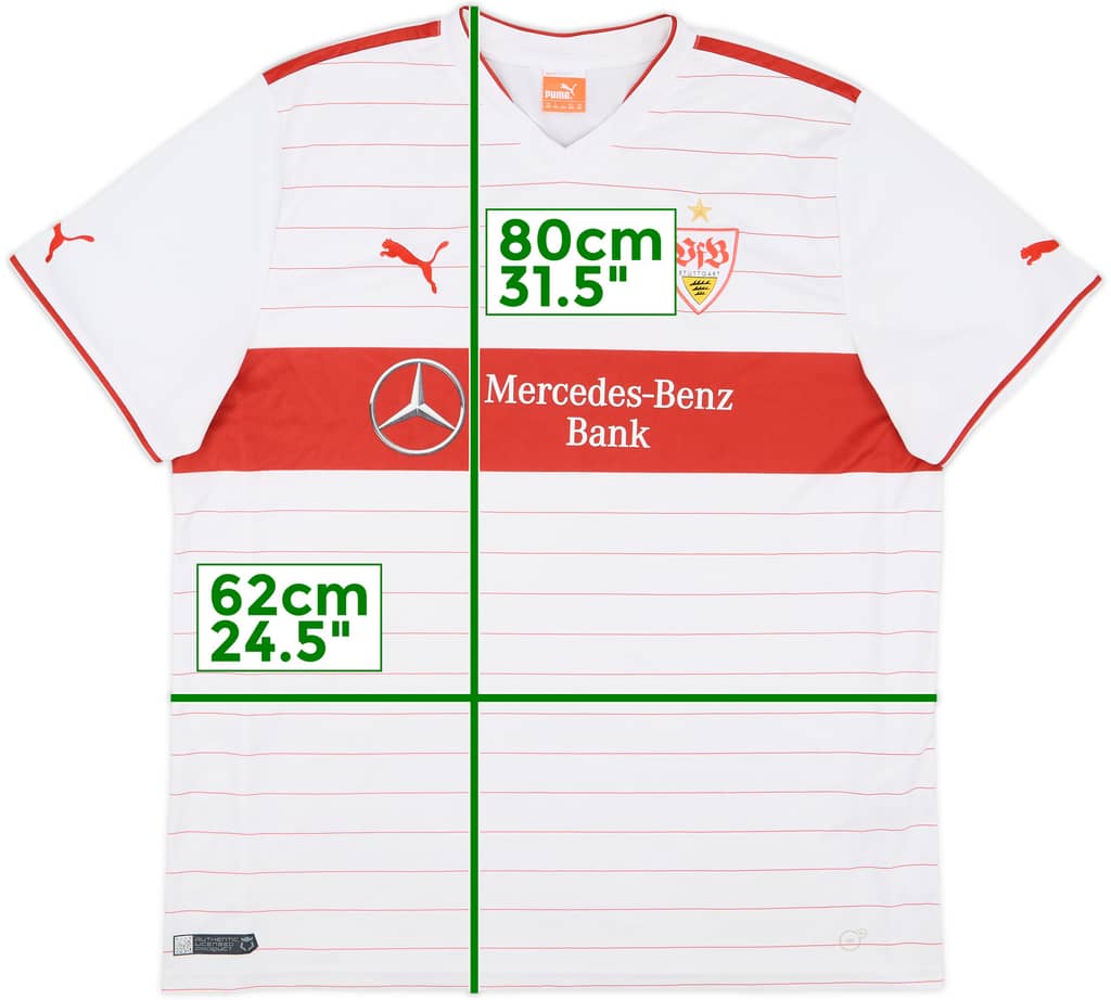 2013-14 Stuttgart Home Shirt - 6/10 - (XXL)
