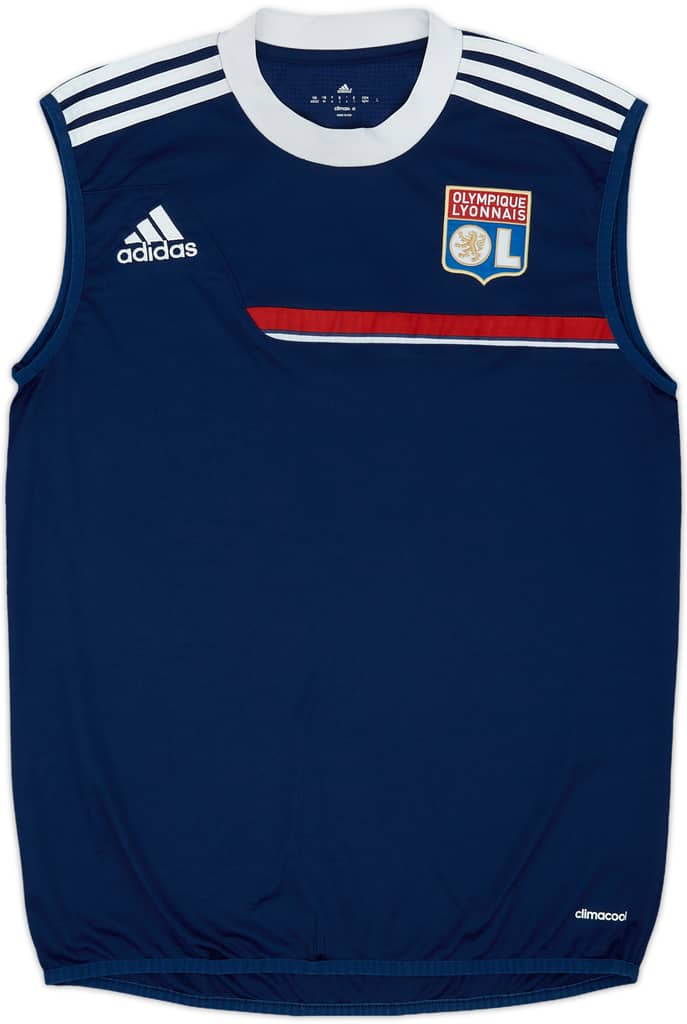 2013-14 Lyon adidas Training Vest - 9/10 - (M/L)