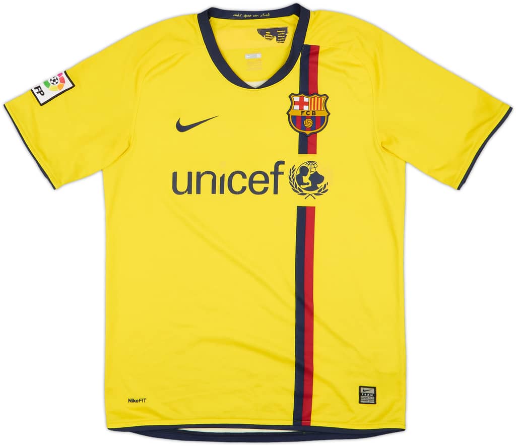 2008-10 Barcelona Away Shirt - 4/10 - (S)