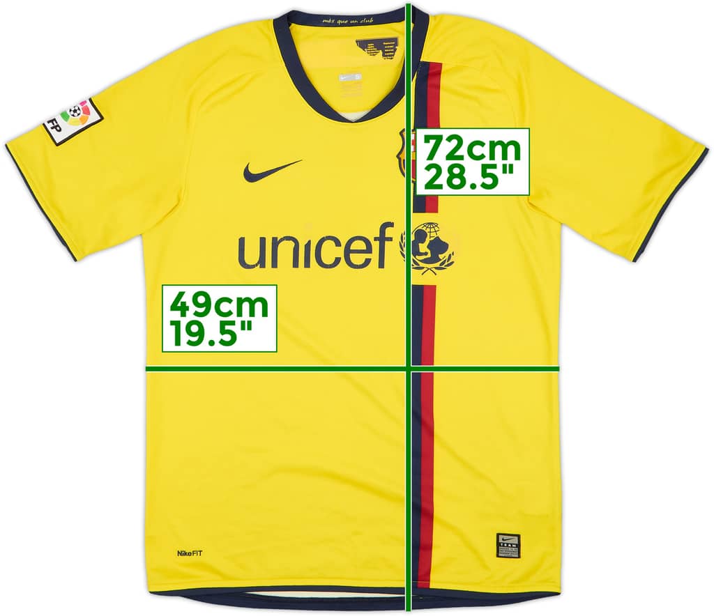 2008-10 Barcelona Away Shirt - 4/10 - (S)