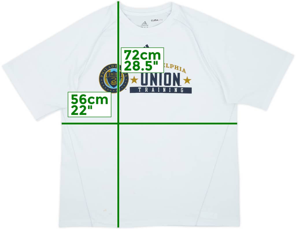 2015 Philadelphia Union adidas Cotton Tee - 4/10 - (L)