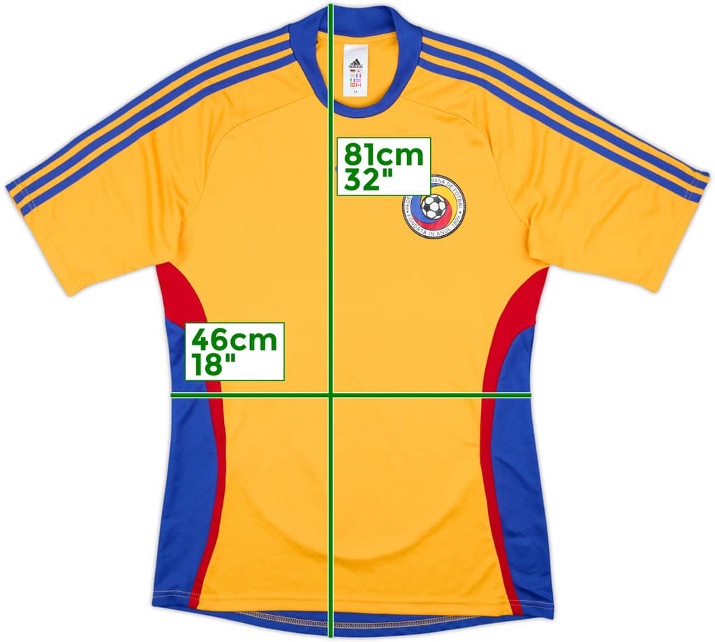 2008-09 Romania Basic Home Shirt - 8/10 - (M)