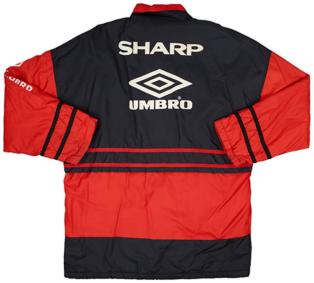 1994-95 Manchester United Umbro Padded Bench Coat - 9/10 - (L)