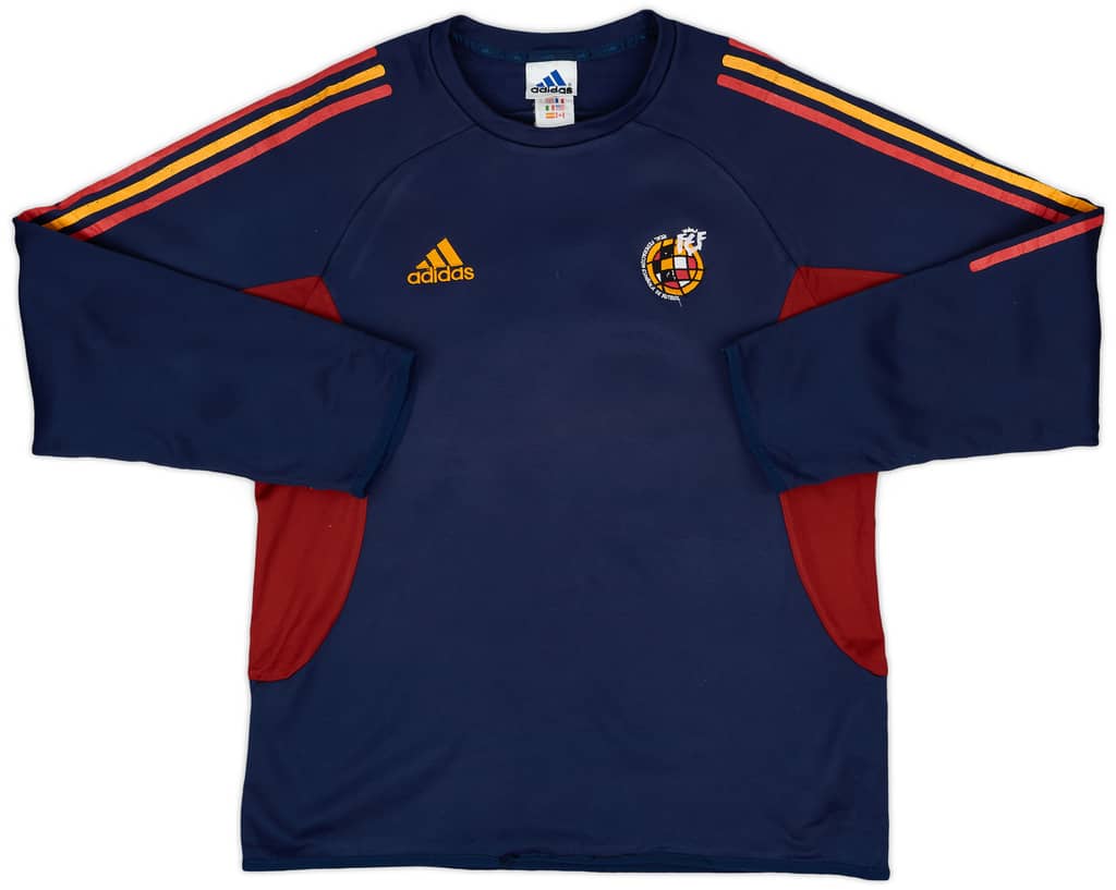 2001-02 Spain adidas Sweat Top - 6/10 - (M)