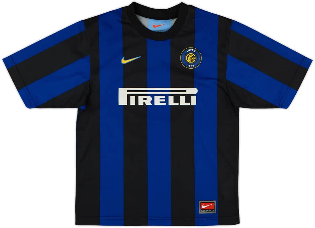 1999-00 Inter Milan Home Shirt - 7/10 - (M.Boys)