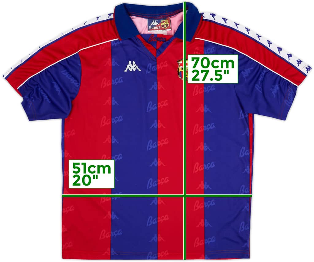 1992-95 Barcelona Home Shirt - 8/10 - (S)
