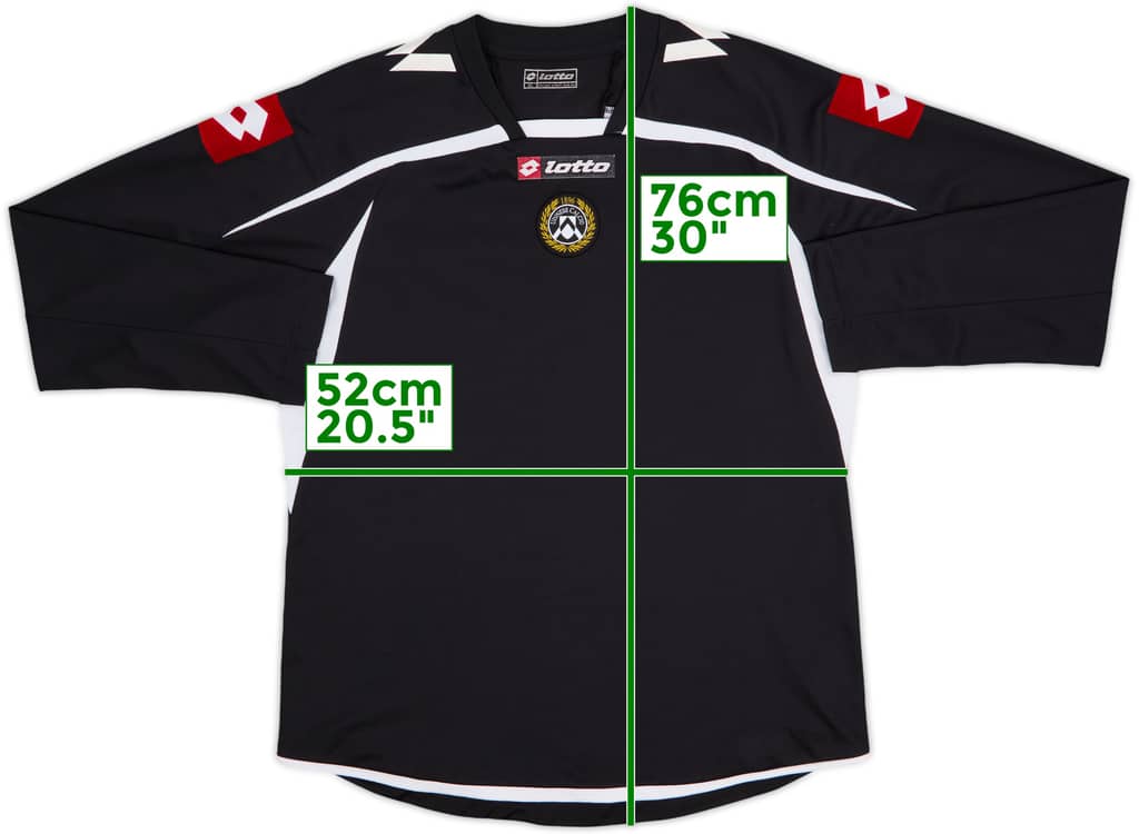 2009-10 Udinese Away L/S Shirt - 9/10 - (XL)