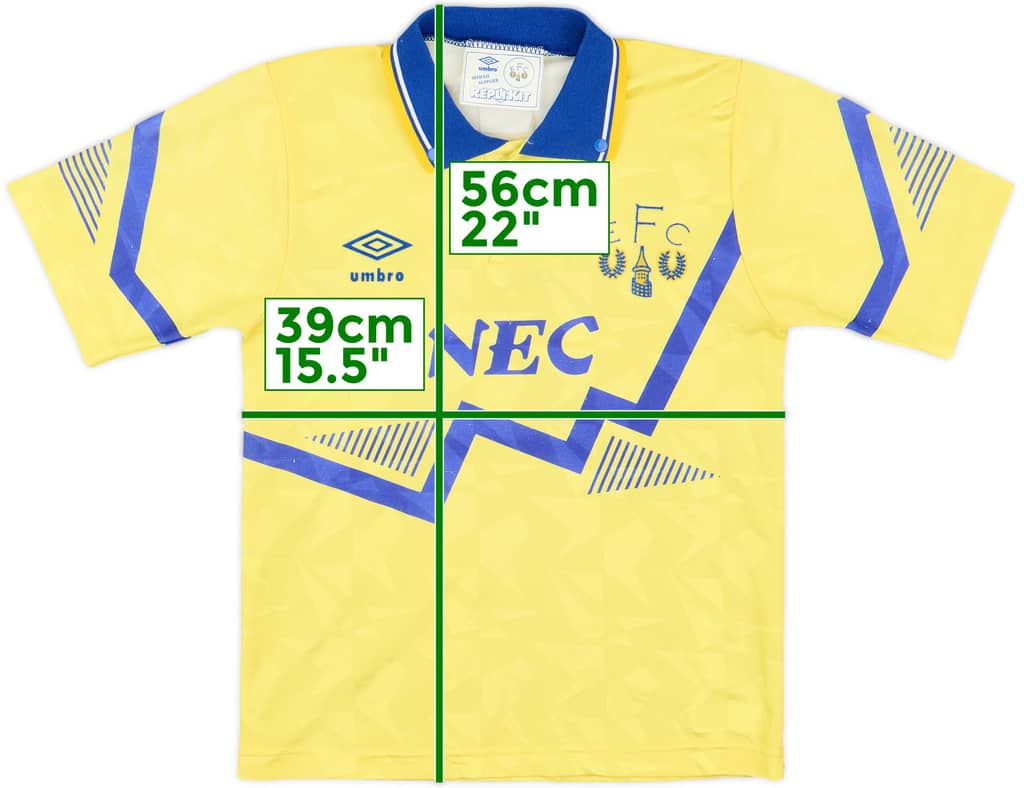 1990-92 Everton Away Shirt - 8/10 - (S.Boys)