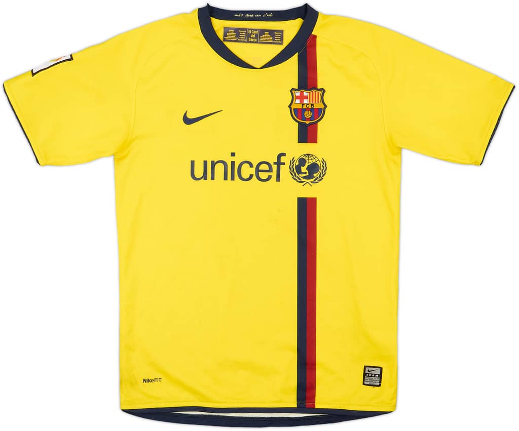 2008-10 Barcelona Away Shirt - 7/10 - (L.Boys)