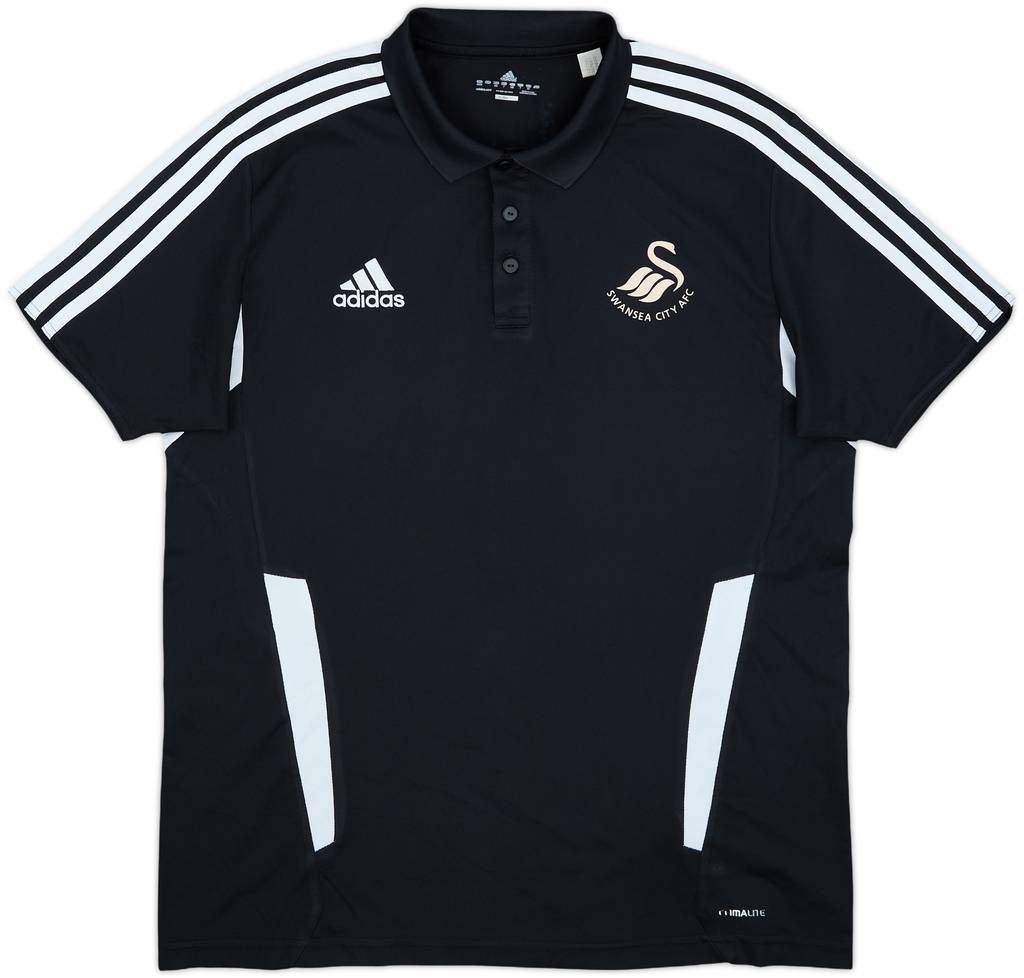 2011-12 Swansea adidas Polo Shirt - 7/10 - (L)