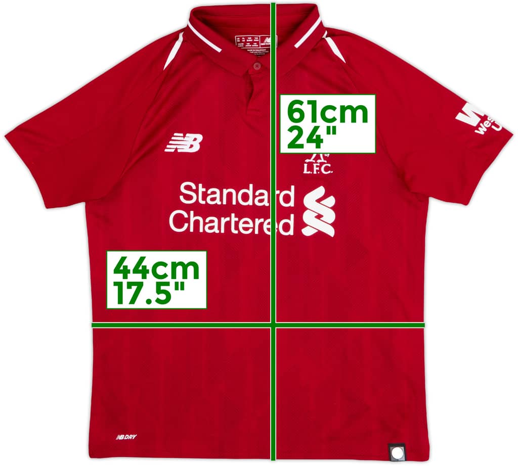 2018-19 Liverpool Home Shirt - 8/10 - (L.Boys)