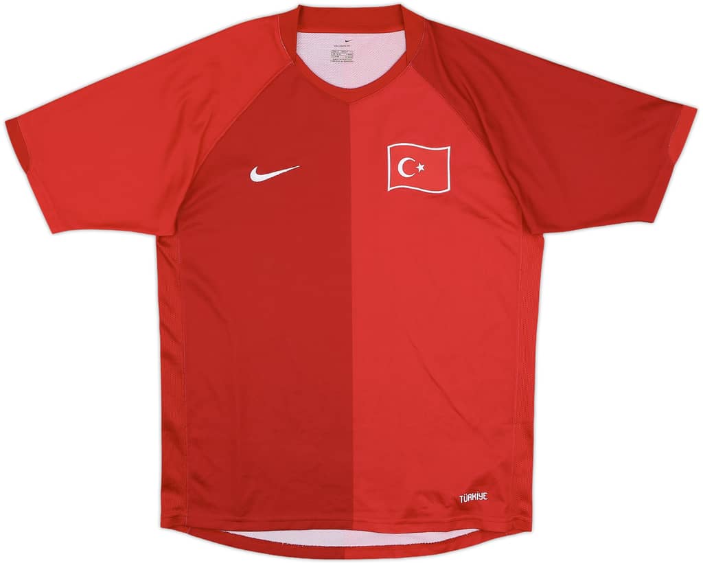 2006-08 Turkey Home Shirt - 9/10 - (S)