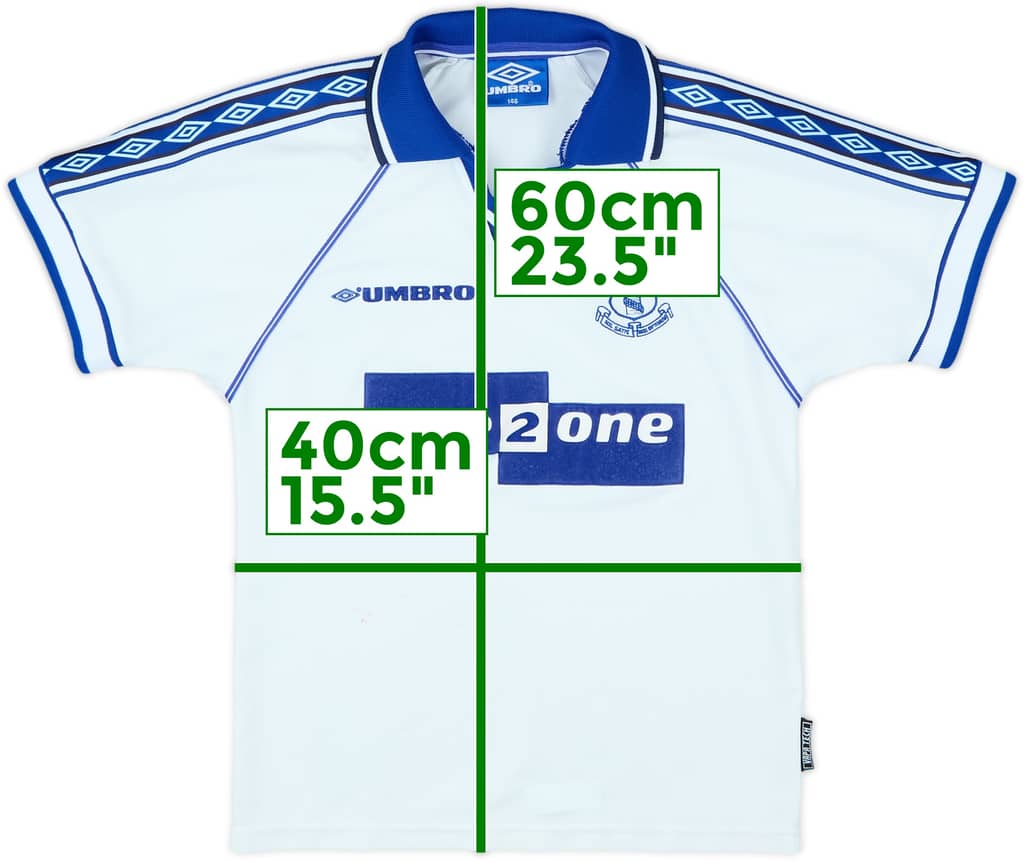 1998-99 Everton Away Shirt - 7/10 - (M.Boys)