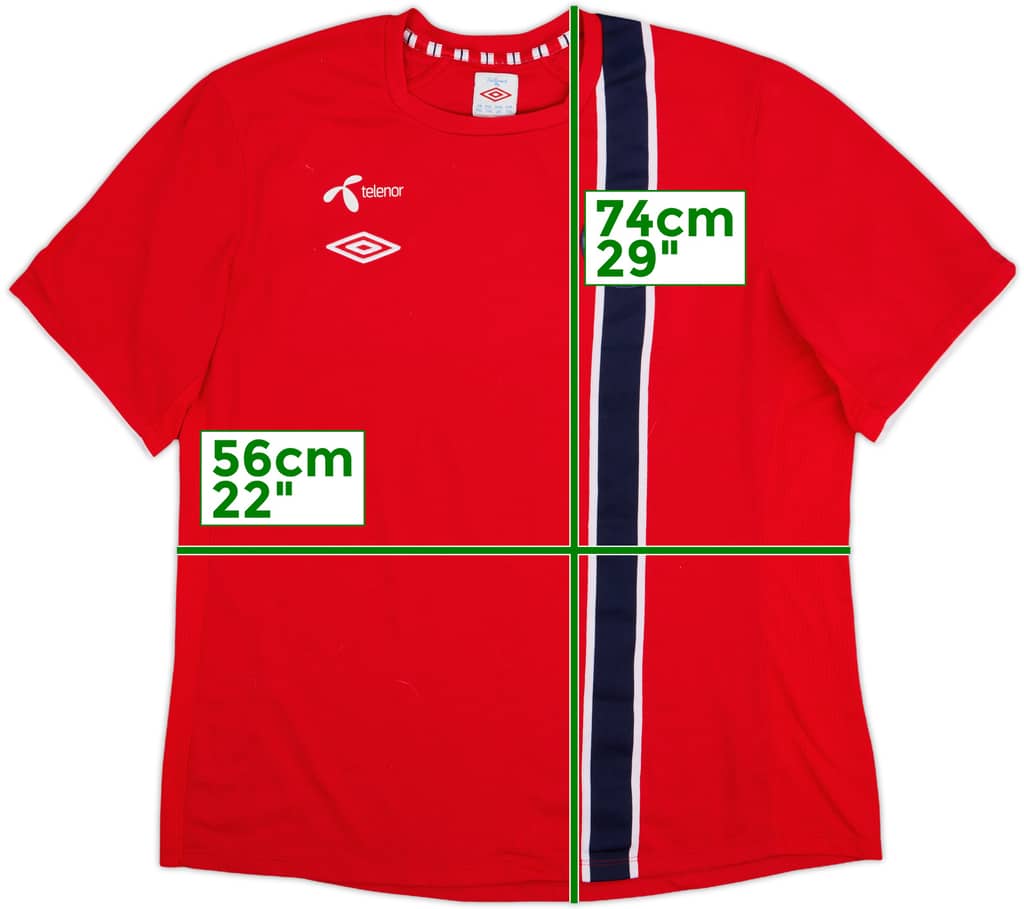 2012-13 Norway Home Shirt - 10/10 - (XXL)