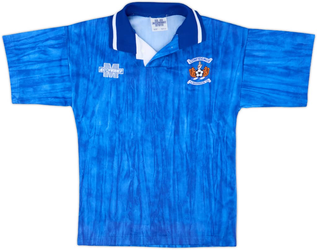 1990-91 Kilmarnock Third Shirt - 7/10 - (S.Boys)