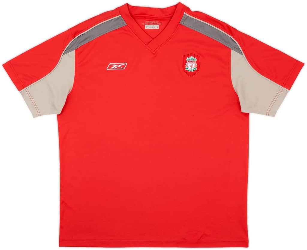 2002-03 Liverpool Reebok Training Shirt - 8/10 - (L)