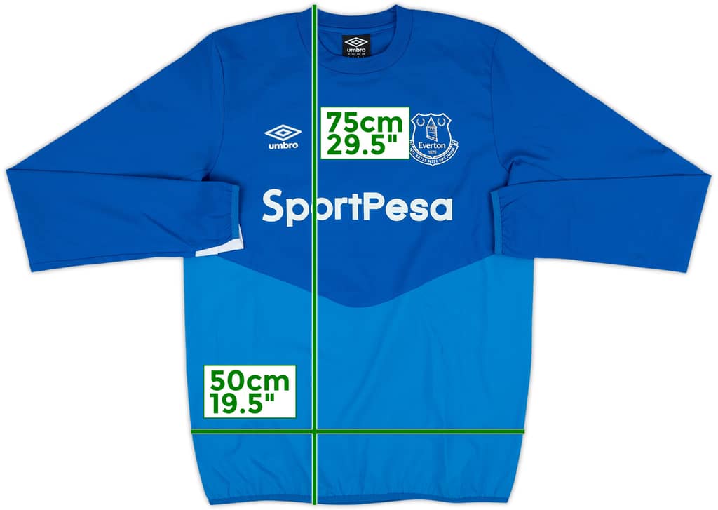 2019-20 Everton Umbro Drill Top - 8/10 - (S)