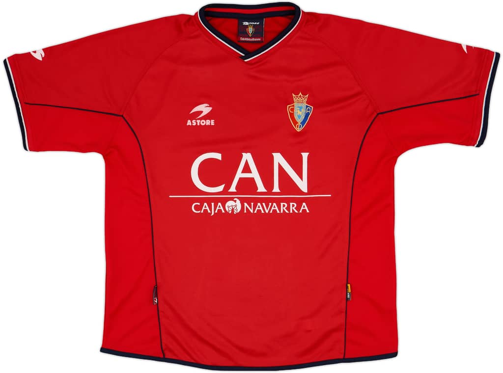 2002-03 Osasuna Home Shirt - 7/10 - (XL)