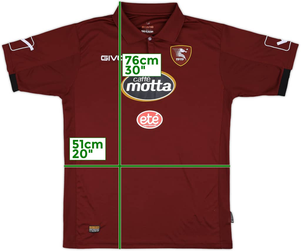 2016-17 Salernitana Home Shirt - 7/10 - (XL)