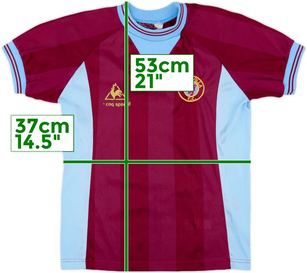 1983-84 Aston Villa Home Shirt - 7/10 - (M.Boys)