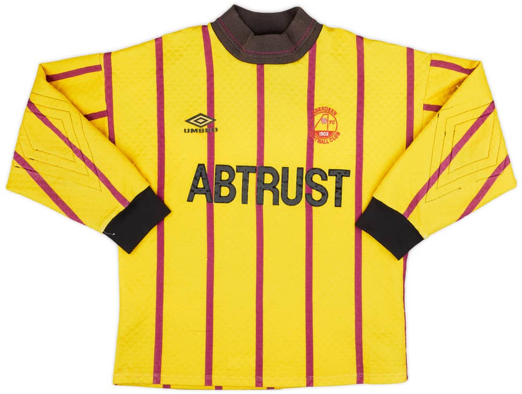 1990-91 Aberdeen GK Shirt #1 - 8/10 - (S)