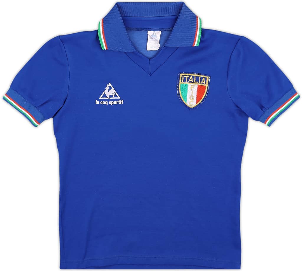 1982 Italy Home Shirt - 8/10 - (L.Boys)