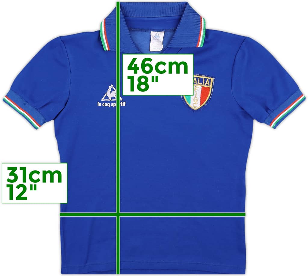 1982 Italy Home Shirt - 8/10 - (L.Boys)