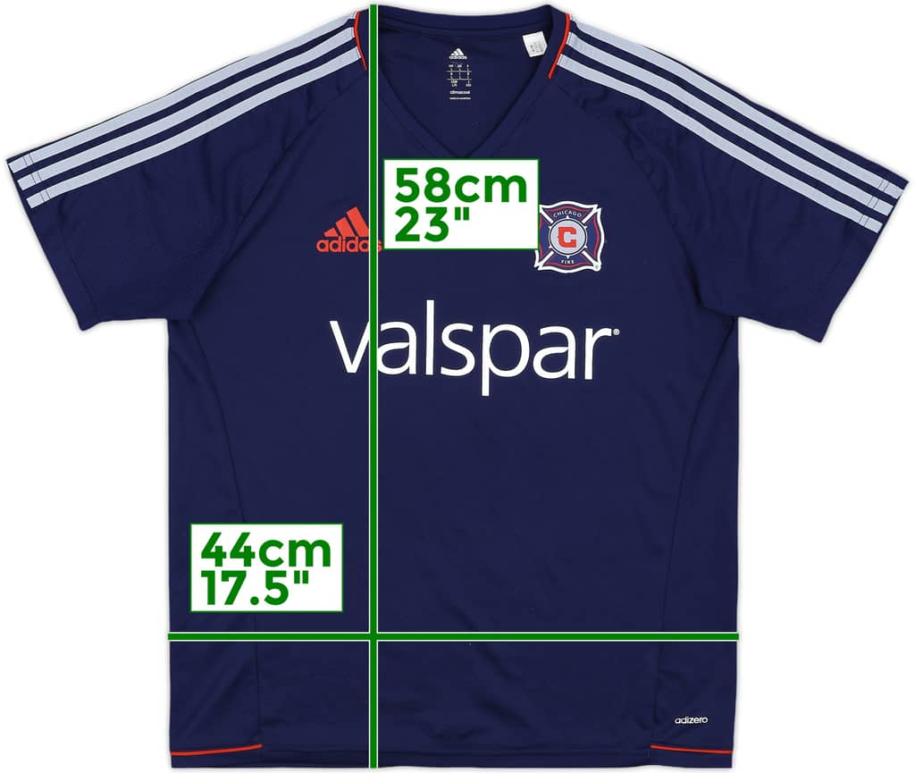2016-17 Chicago Fire adidas Training Shirt - 8/10 - (L)
