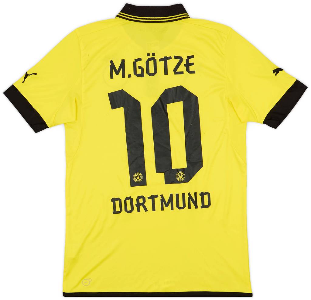 2012-13 Borussia Dortmund Home Shirt Gotze #10 - 7/10 - (S)