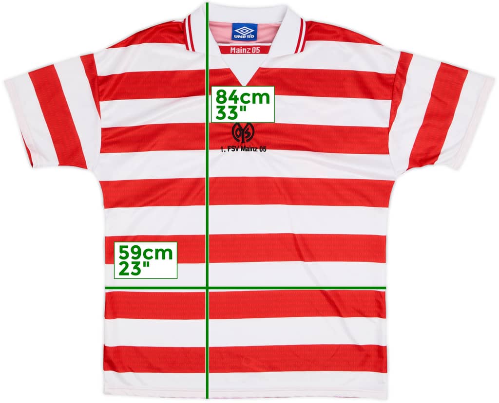 1998-99 FSV Mainz Home Shirt - 8/10 - (XL)