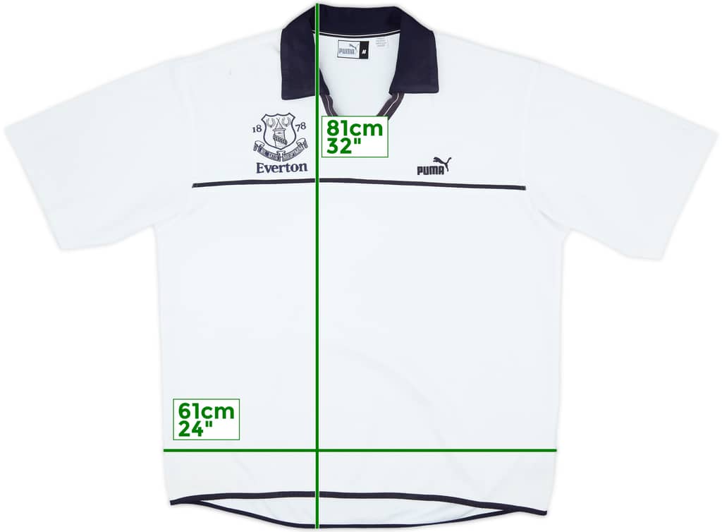 2000-02 Everton Puma Training Shirt - 8/10 - (M)