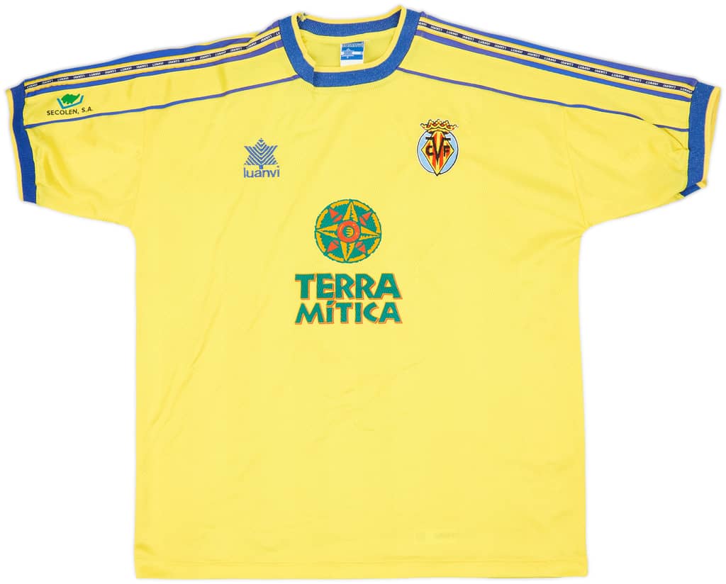 1997-99 Villarreal Home Shirt - 9/10 - (XL)