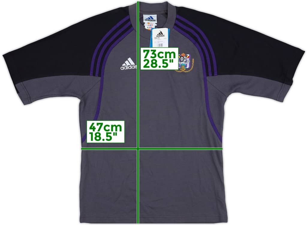 2001-02 Anderlecht adidas Training Tee (S)