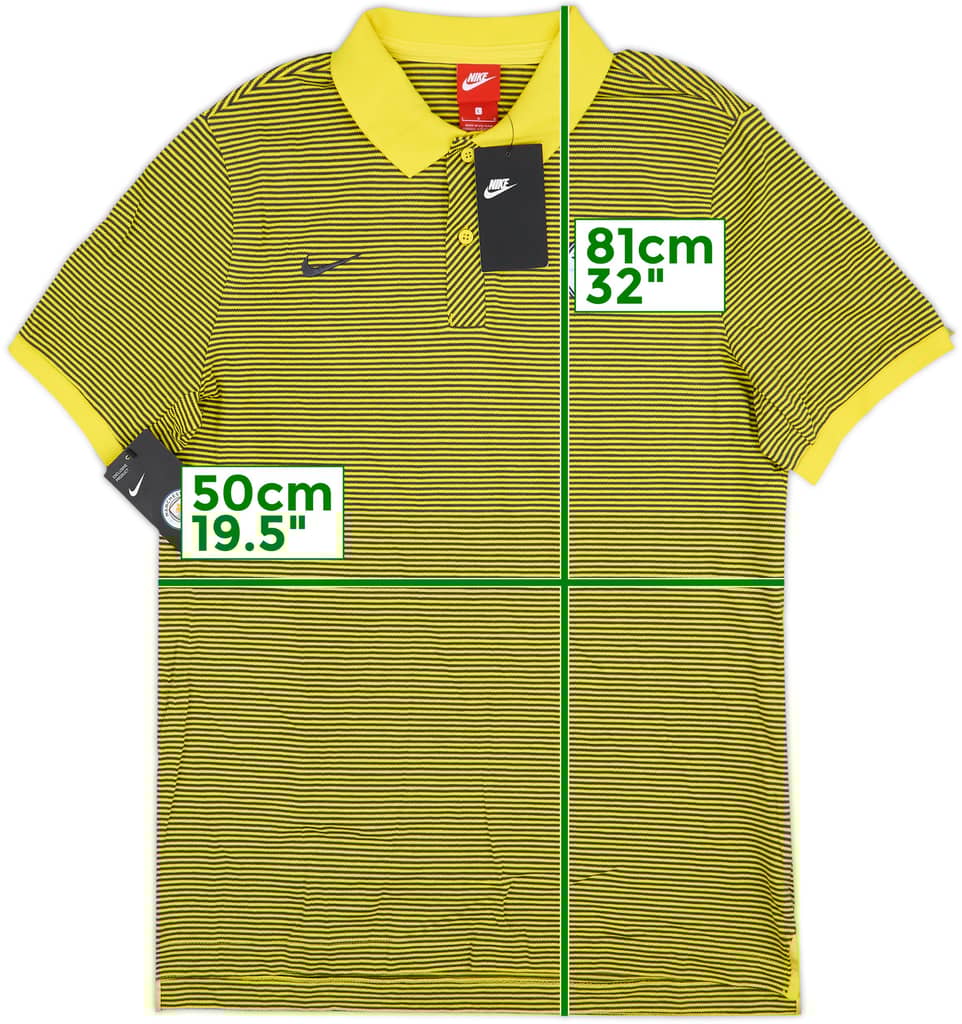 2017-18 Manchester City Nike Polo Shirt (L)