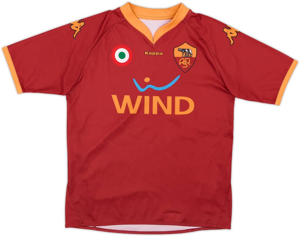 2007-08 Roma Basic Home Shirt - 7/10 - (L.Boys)